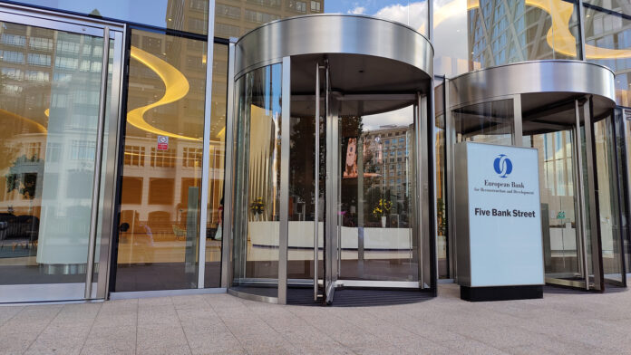 EBRD HQ entrance
